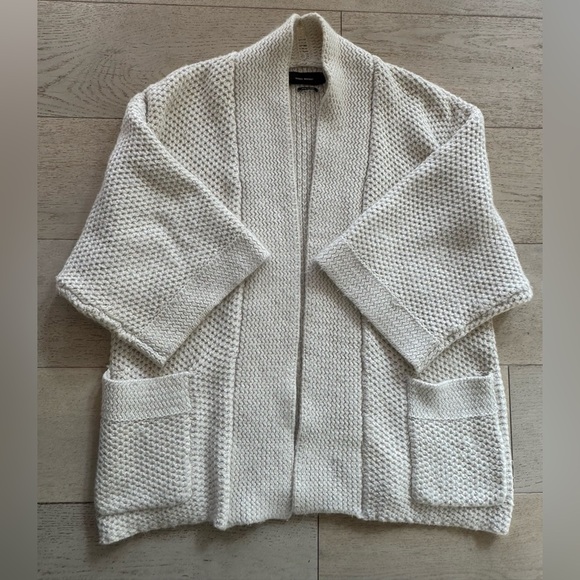 Isabel Marant Idol Waffle Knit Cardigan 36 Small ecru - Picture 5 of 10